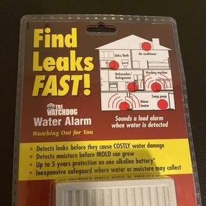 The watchdog water alarm. Find leaks fast.